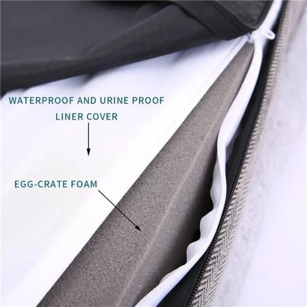Dog Bed for Large Dogs and Medium Dogs, Dog Sofa Bed with Waterproof Liner pad